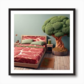 Tree Of Meat Art Print