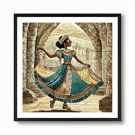 Firefly While We Don T Have Direct Evidence Of How Females Danced In The Indus Valley Civilization, (2) Art Print