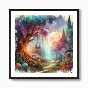 Fairytale Forest 14 Art Print