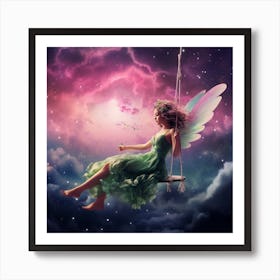 Fairy Swing Art Print