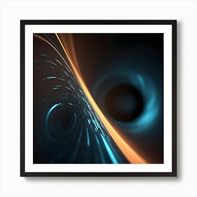 Black Hole - Black Hole Stock Videos & Royalty-Free Footage Art Print