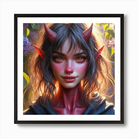 Devil Girl 2 Art Print