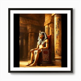 Pharaoh Egypt Art Print