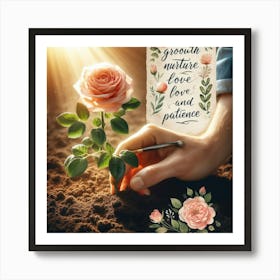 Growth Nature Love And Patience Art Print