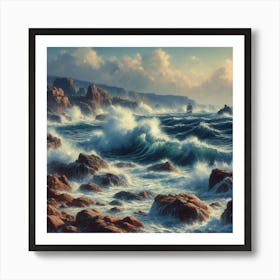 Stormy Sea Art Print