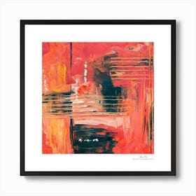 Contemporary art, modern art, mixing colors together, hope, renewal, strength, activity, vitality. American style.80 Art Print