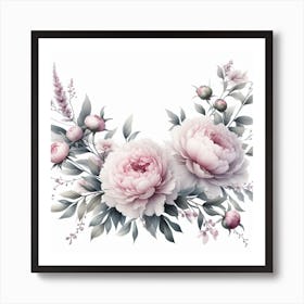 Peonies Art Print