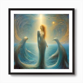 Ocean Goddess Art Print