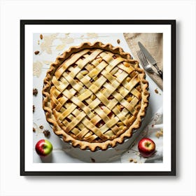 Apple Pie With Lattice Art Print