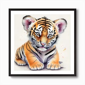 Tiger Cub Art Print