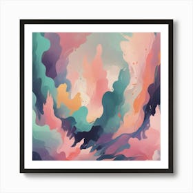 Abstract Painting 1026 Art Print