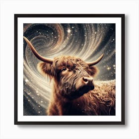 Highland Cow 13 Art Print