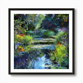 Cottage Dream Garden 6 Art Print