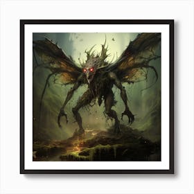 Demon Of The Forest Art Print