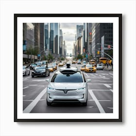 Self - Driving Car 1 Art Print