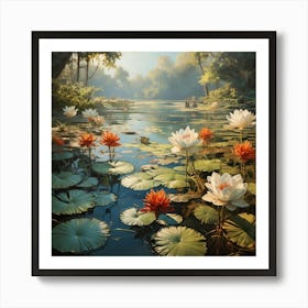 Water Lilies 9 Art Print