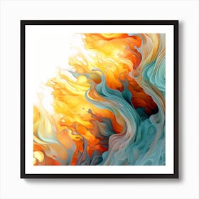 Abstract Painting 104 Art Print