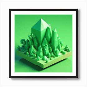 Green Mountain Art Print