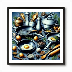 Cooking Utensils 1 Art Print