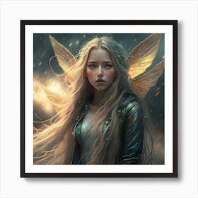 Fairy Hd Wallpaper Art Print