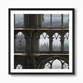 Harry Potter Windows Art Print