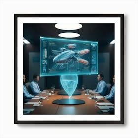 Futuristic Meeting Poster