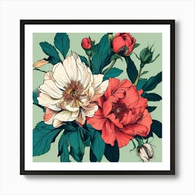 Roses 3 Art Print