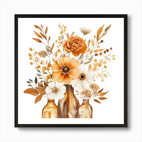 Copper And Orange Art Print