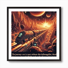 Journey Not With The Dalmatian 1 Art Print