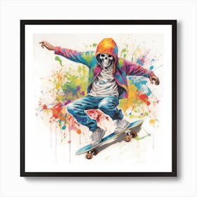 Skateboarder 1 Art Print