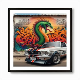 Ford Mustang 1 Art Print