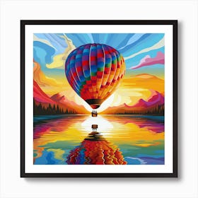 Hot Air Balloon 1 Art Print