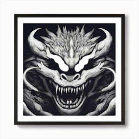 Dragon Head Art Print