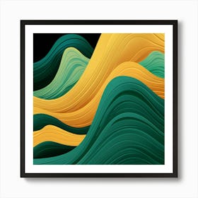 Abstract Wave 3 Art Print