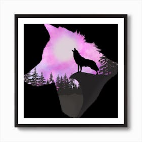 Howl Into The Night Art Print