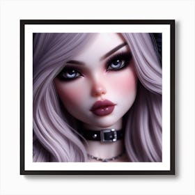 Gothic Doll 5 Art Print