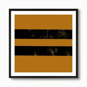 Black Stripes Art Print