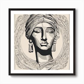 Portrait Of A Woman Art Print