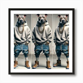 Rap Dog 3 Art Print