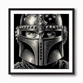 Helmet Art Print