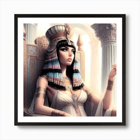 Cleopatra Portrait Artwork 37 Art Print