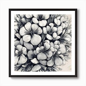 Alstroemeria Flowers 31 Art Print