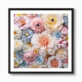 Flowers D Art Print