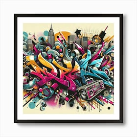 Graffiti Art 1 Art Print