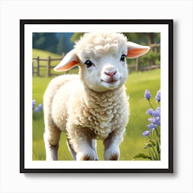 cut Sheep Art Print