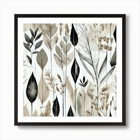 'Flora' art work Art Print