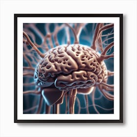 Brain And Nerves 10 Art Print