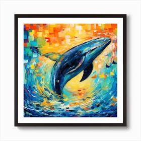 Dolphin Painting Art Print