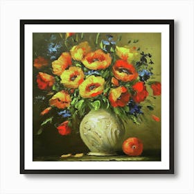 Flowers In A Vase Art Print