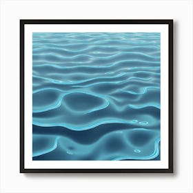 Realistic Water Flat Surface For Background Use (49) Art Print